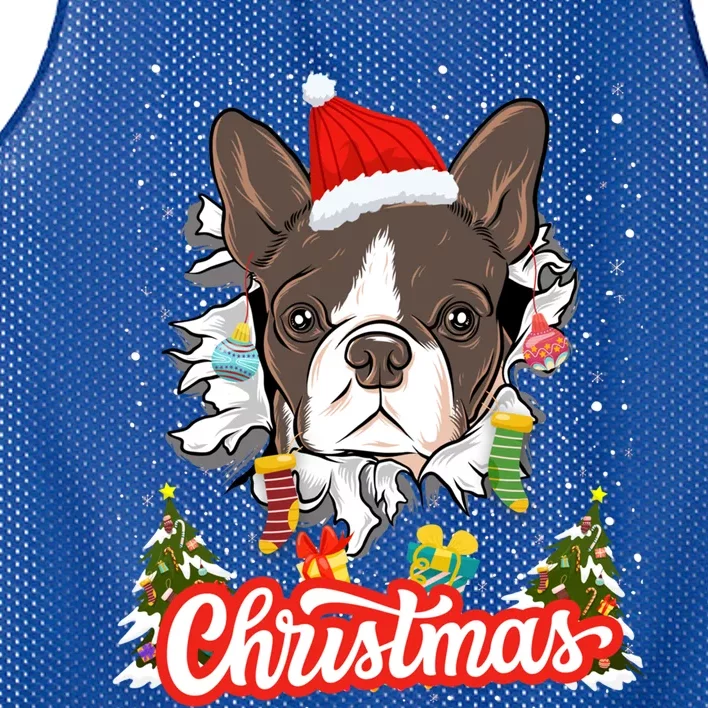 French Bulldog Christmas Idea For And Xmas Frenchie Cool Gift Mesh Reversible Basketball Jersey Tank