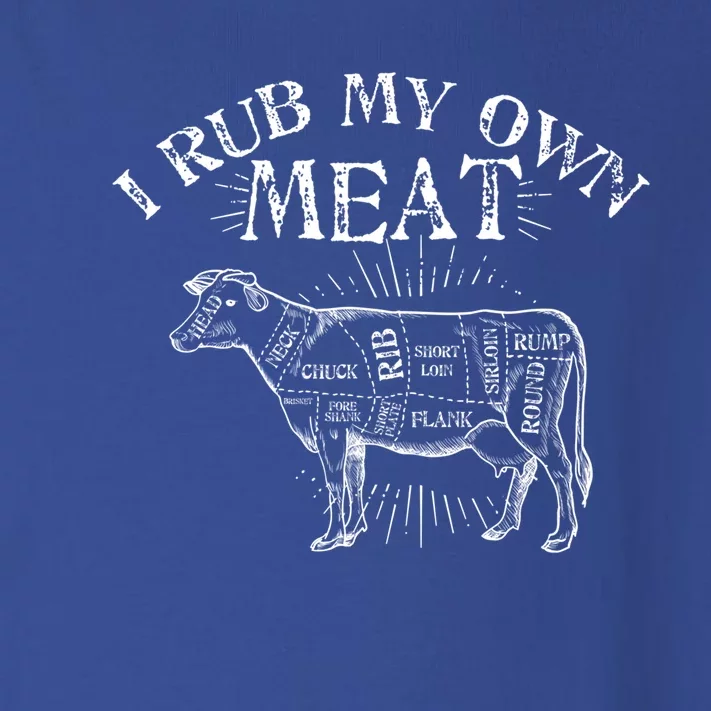 Funny Bbq Chef Gift I Rub My Own Meat Joke Chef Gift Funny Gift Toddler Long Sleeve Shirt