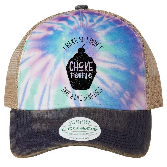 Funny Baking Cupcake Pastry For Women Legacy Tie Dye Trucker Hat