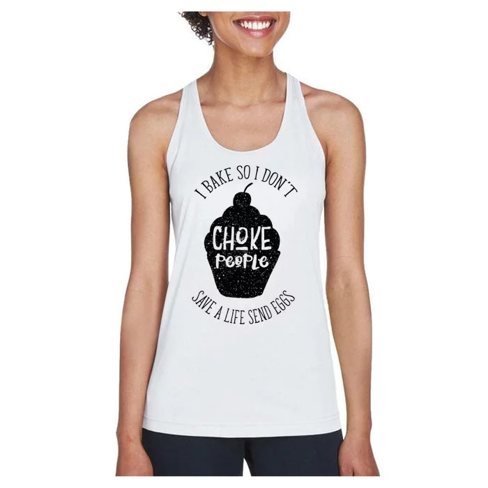 Funny Baking Cupcake Pastry For Women Women's Racerback Tank