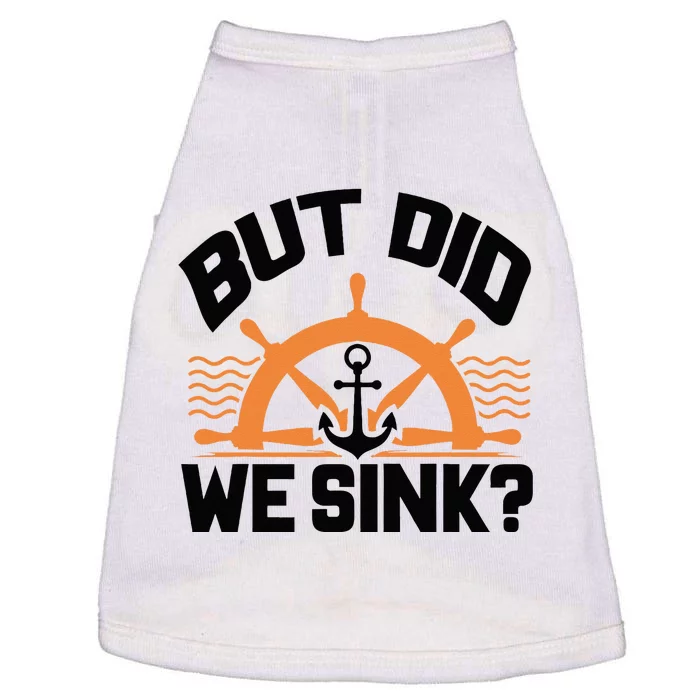 Funny Boat Captain Gift For Boater Men Women Cool Boating Doggie Tank