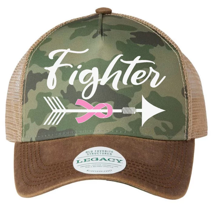 Funny Breast Cancer Fighter Pink Ribbon Legacy Tie Dye Trucker Hat