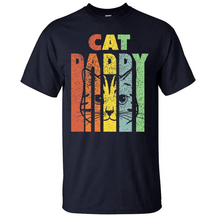 Funny Best Cat Daddys Kitten Daddy The Catfather Cat Daddy Tall T-Shirt