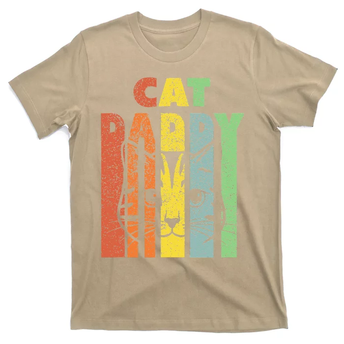 Funny Best Cat Daddys Kitten Daddy The Catfather Cat Daddy T-Shirt