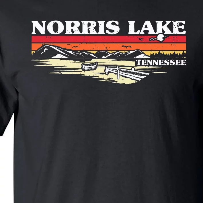 Fishing Boating Camping Lake Vacation Norris Lake Tall T-Shirt