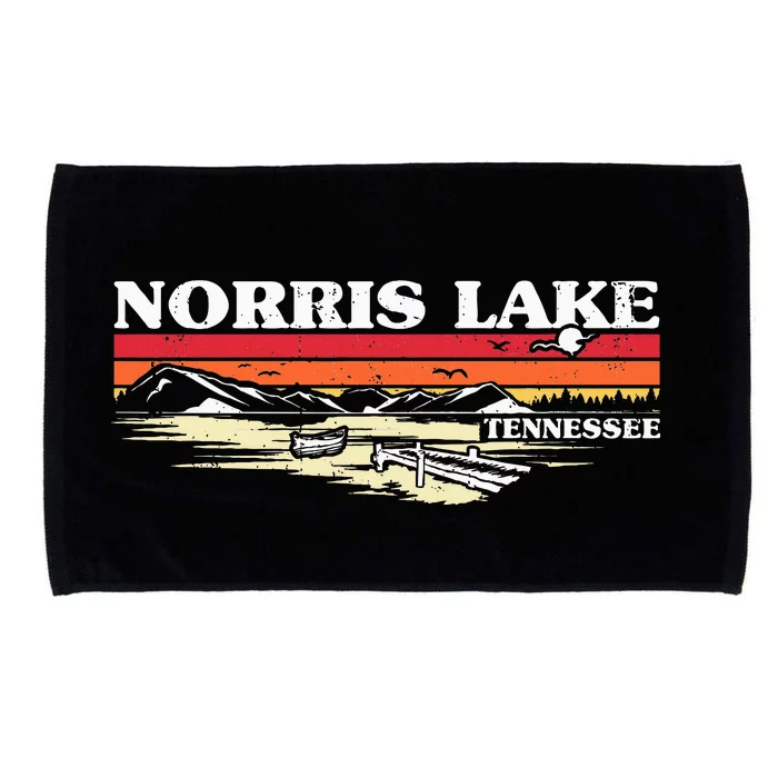 Fishing Boating Camping Lake Vacation Norris Lake Microfiber Hand Towel