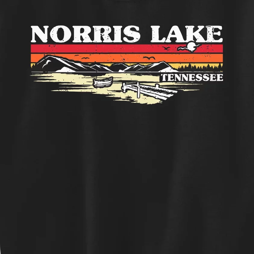 Fishing Boating Camping Lake Vacation Norris Lake Kids Sweatshirt