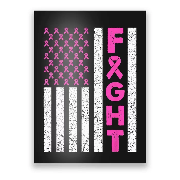 Fight Breast Cancer Kids Breast Cancer Awareness Items Poster