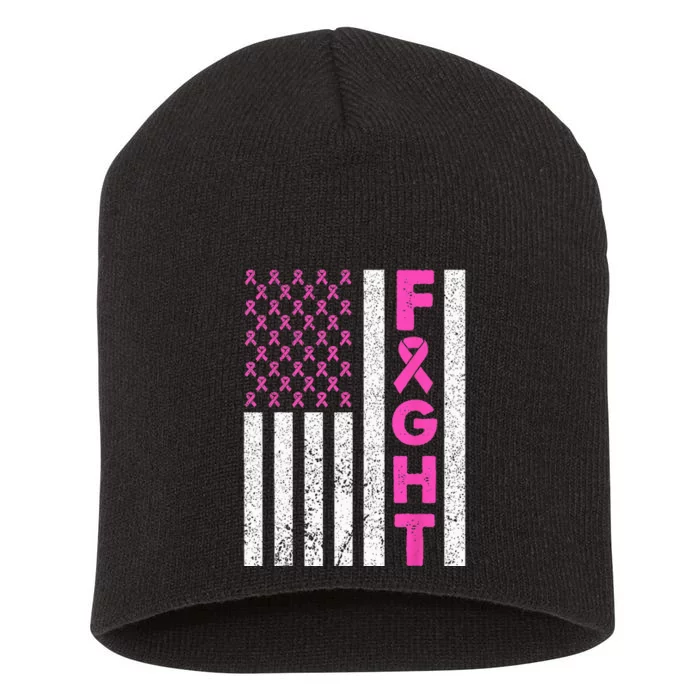 Fight Breast Cancer Kids Breast Cancer Awareness Items Short Acrylic Beanie