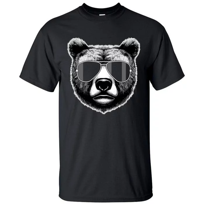 Funny Bear Cool Grizzly Bear Tall T-Shirt