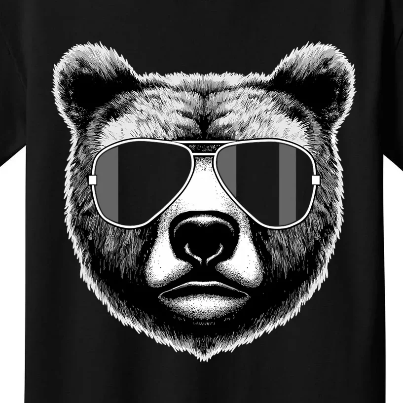 Funny Bear Cool Grizzly Bear Kids T-Shirt