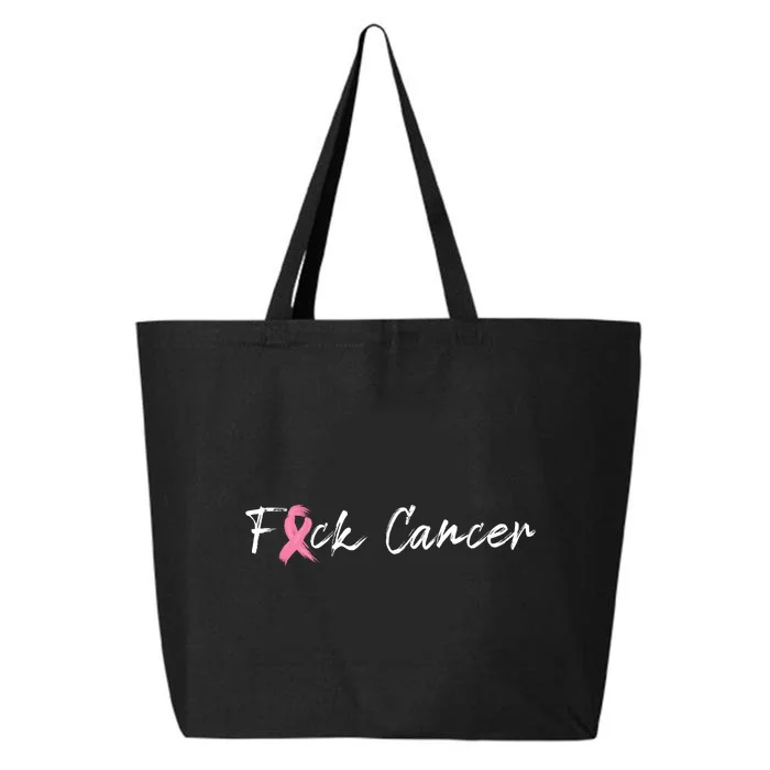 Fuck Breast Cancer | Pink Ribbon 25L Jumbo Tote