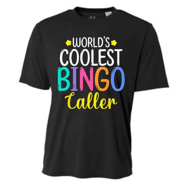 Funny Bingo Caller Gambling Bingo Player Bingo Cooling Performance Crew T-Shirt