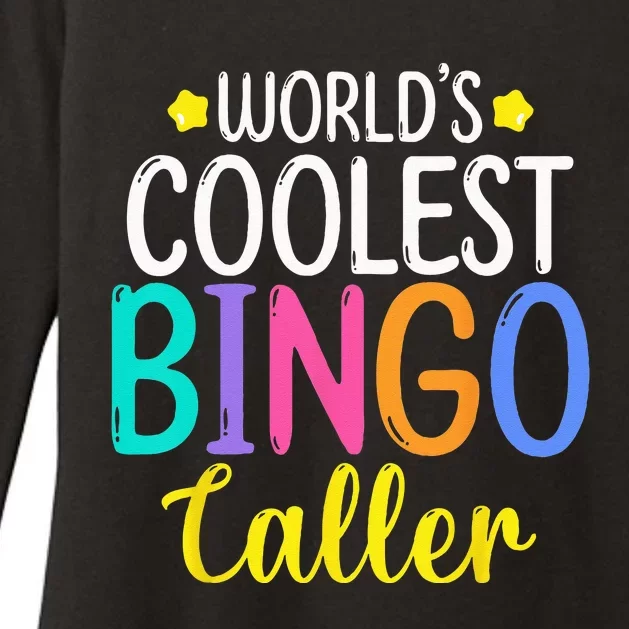 Funny Bingo Caller Gambling Bingo Player Bingo Womens CVC Long Sleeve Shirt