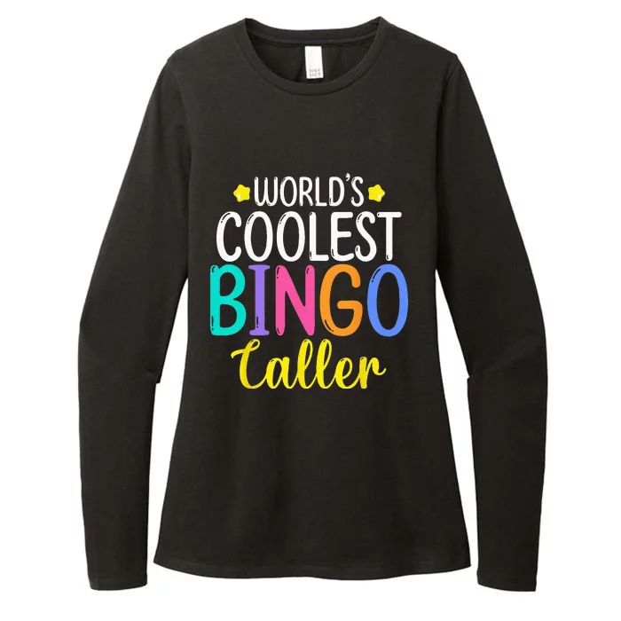 Funny Bingo Caller Gambling Bingo Player Bingo Womens CVC Long Sleeve Shirt