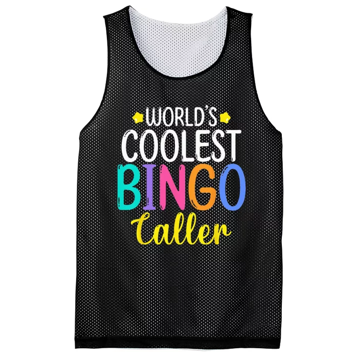 Funny Bingo Caller Gambling Bingo Player Bingo Mesh Reversible Basketball Jersey Tank