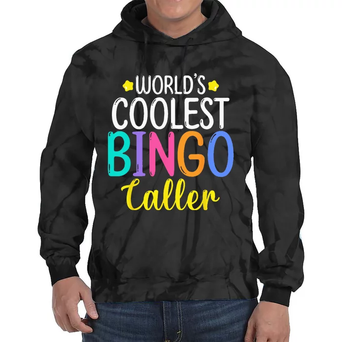 Funny Bingo Caller Gambling Bingo Player Bingo Tie Dye Hoodie