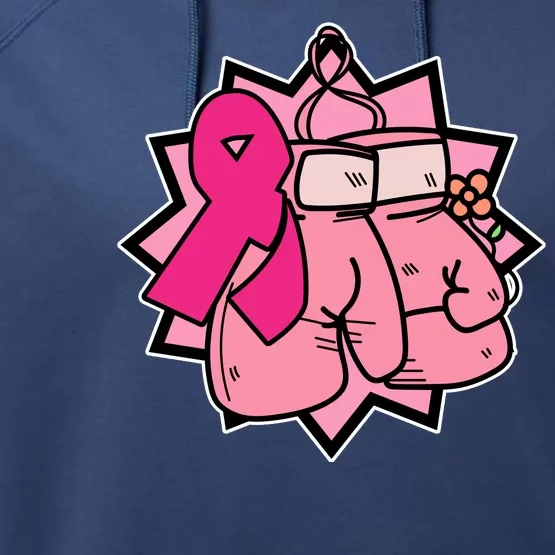 Fight Breast Cancer Boxing Performance Fleece Hoodie