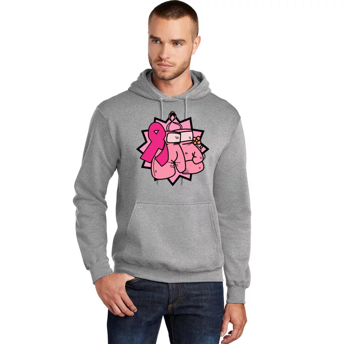 Fight Breast Cancer Boxing Hoodie