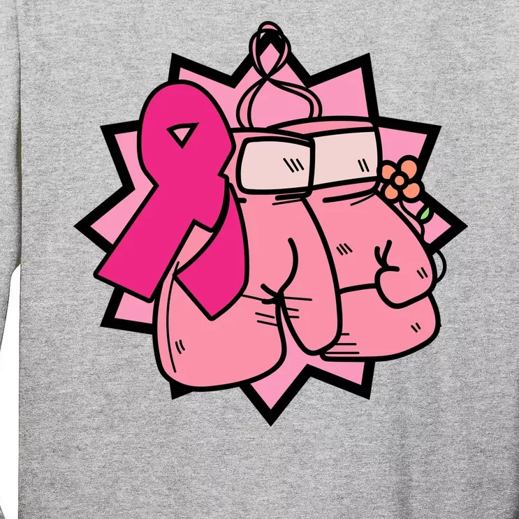 Fight Breast Cancer Boxing Tall Long Sleeve T-Shirt