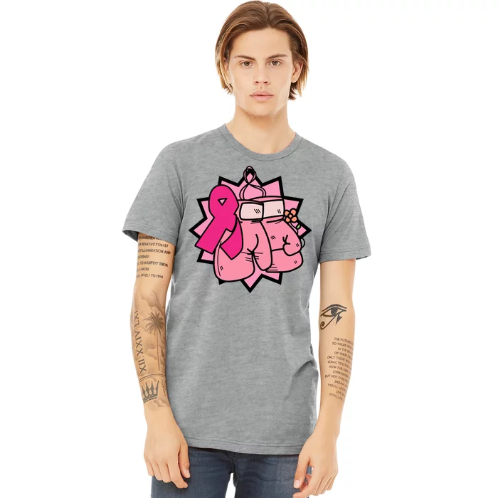 Fight Breast Cancer Boxing Premium T-Shirt