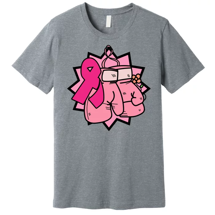 Fight Breast Cancer Boxing Premium T-Shirt