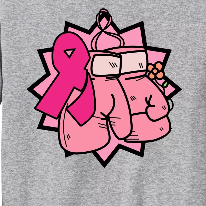 Fight Breast Cancer Boxing Tall Sweatshirt