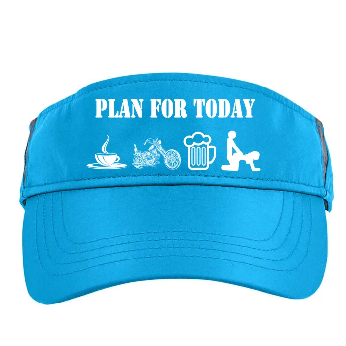 Funny Biker Chopper Motorcycle Plan For Day Gift Adult Drive Performance Visor