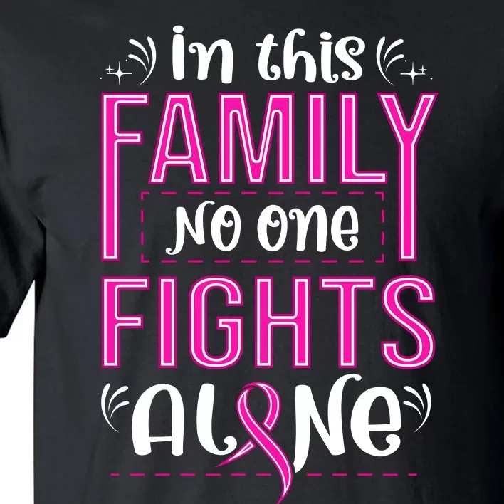 Family Breast Cancer Awareness T Tall T-Shirt