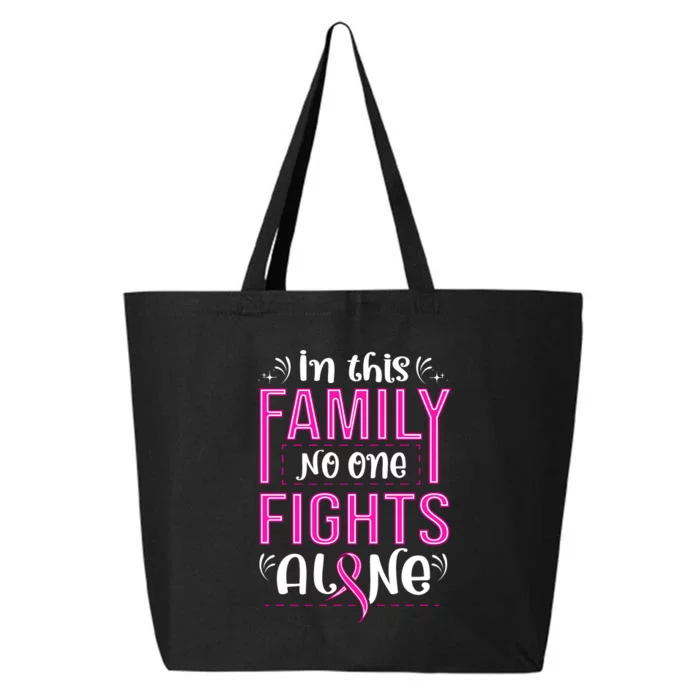 Family Breast Cancer Awareness T 25L Jumbo Tote