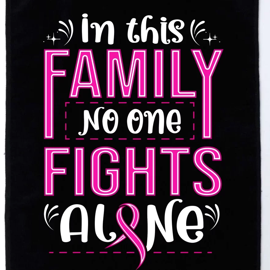 Family Breast Cancer Awareness T Platinum Collection Golf Towel