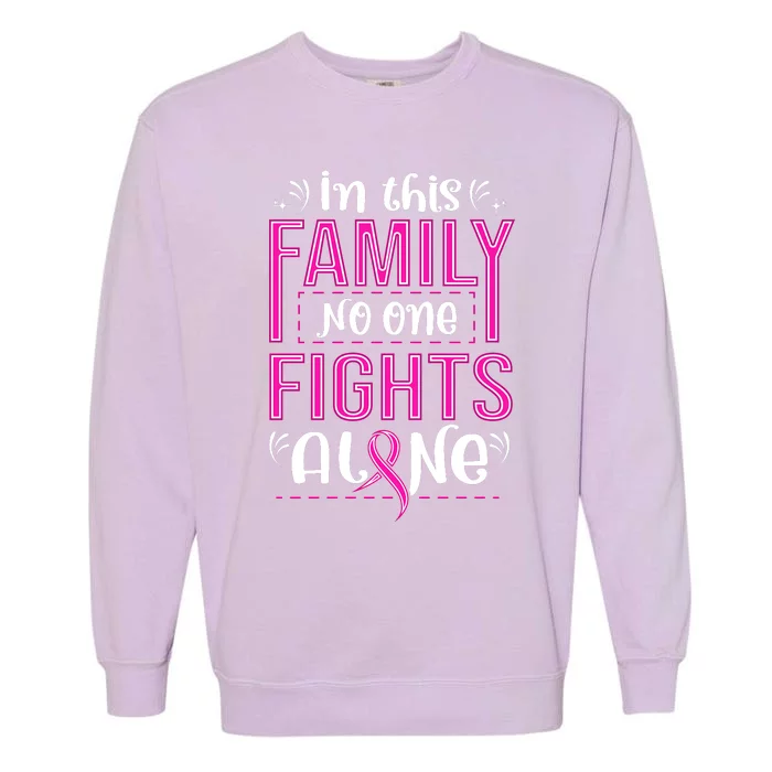 Family Breast Cancer Awareness T Garment-Dyed Sweatshirt