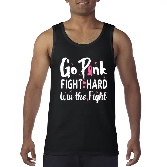 Funny Breast Cancer Awareness Pink Ribbon Tank Top