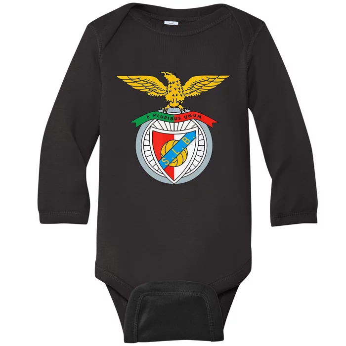 Funny Benfica Club Supporter Fan Portugal Portuguese Baby Long Sleeve Bodysuit