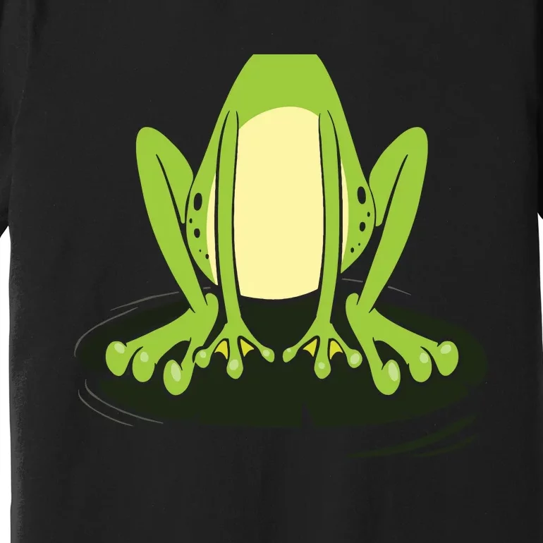 Frog Body Costume Easy Lazy Halloween Funny Premium T-Shirt