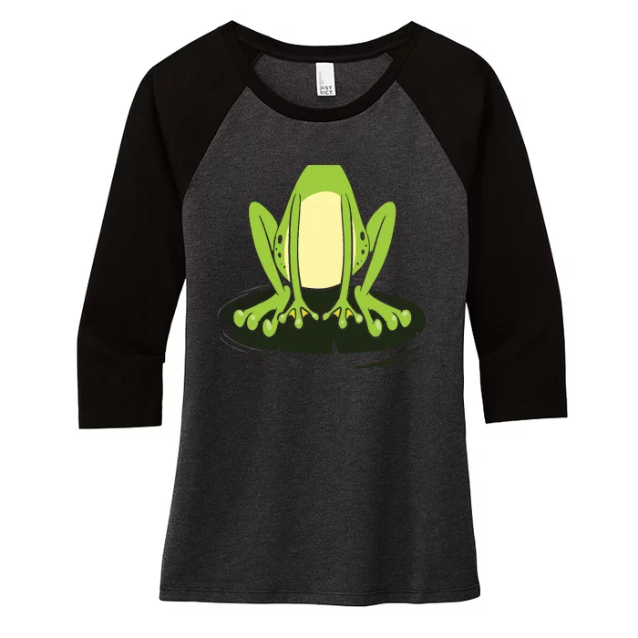 Frog Body Costume Easy Lazy Halloween Funny Women's Tri-Blend 3/4-Sleeve Raglan Shirt