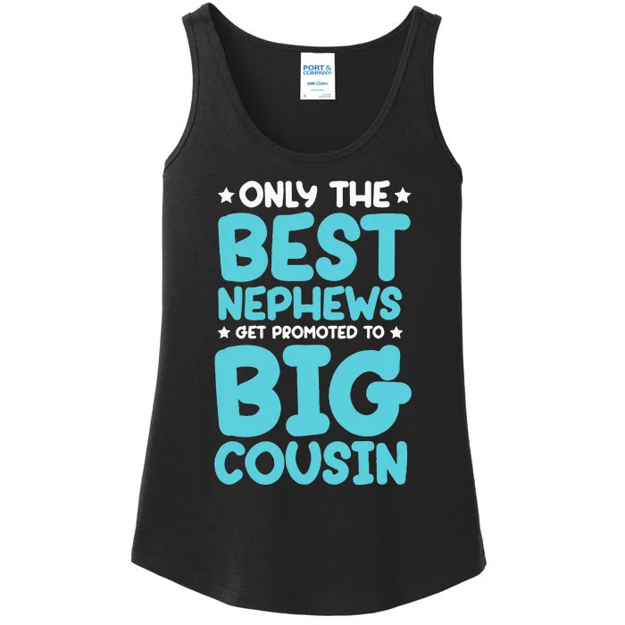 Future Big Cousin Baby Cousins Announcement Ladies Essential Tank