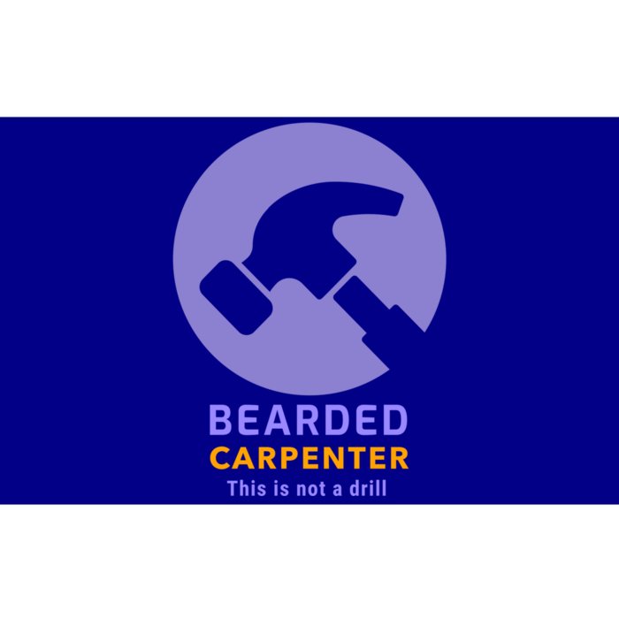 Funny Bearded Carpenter This Is Not A Drill Woodwork Meaningful Gift Bumper Sticker