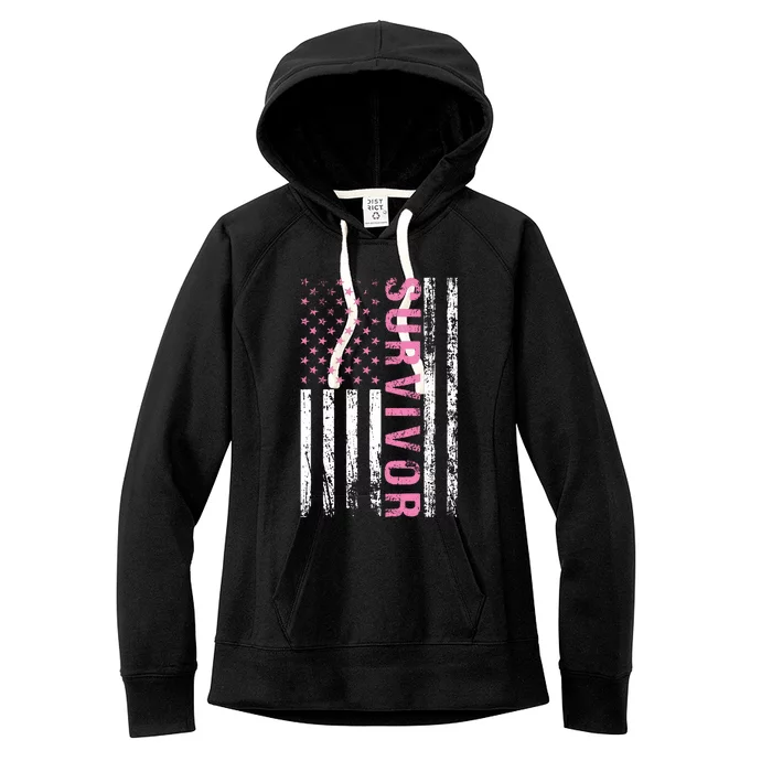 Fight Breast Cancer Awareness Survivor Women's Fleece Hoodie