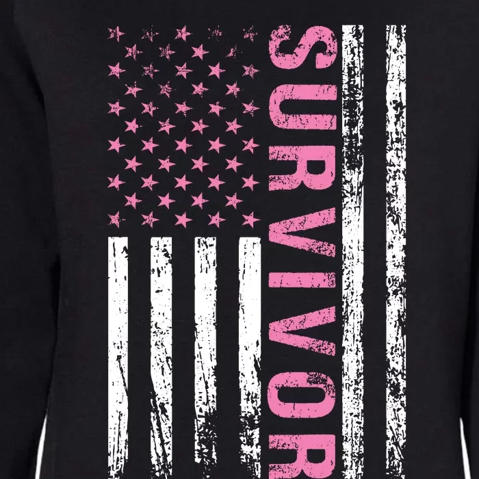 Fight Breast Cancer Awareness Survivor Womens California Wash Sweatshirt