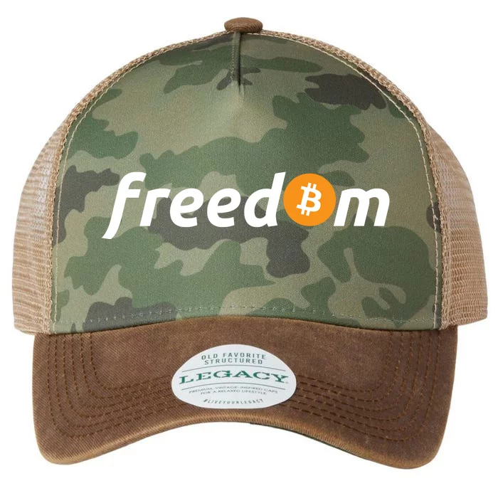 Freedom Bitcoin Crypto Legacy Tie Dye Trucker Hat