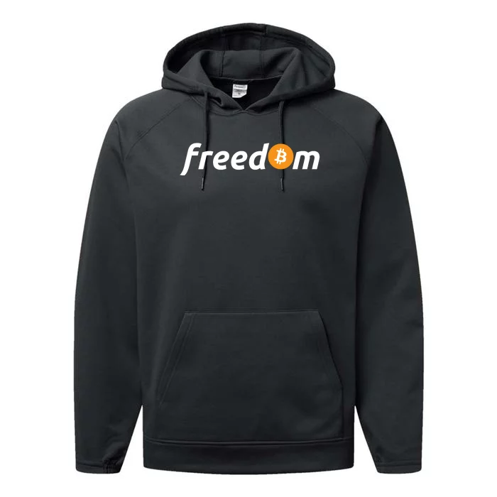 Freedom Bitcoin Crypto Performance Fleece Hoodie