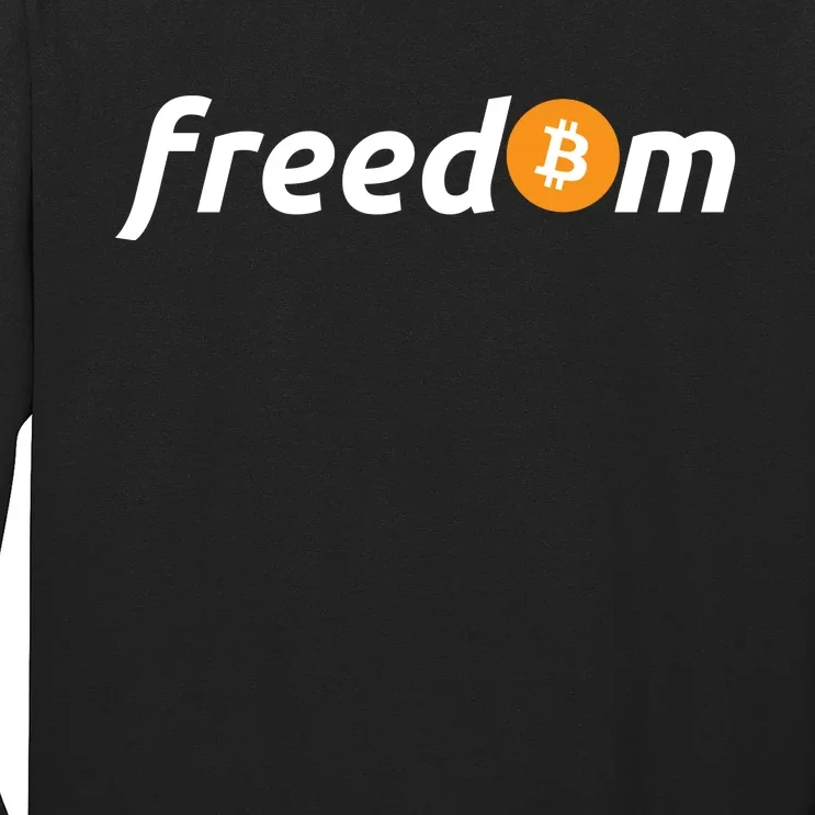 Freedom Bitcoin Crypto Long Sleeve Shirt