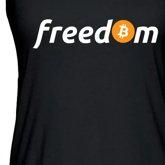 Freedom Bitcoin Crypto Ladies Essential Flowy Tank