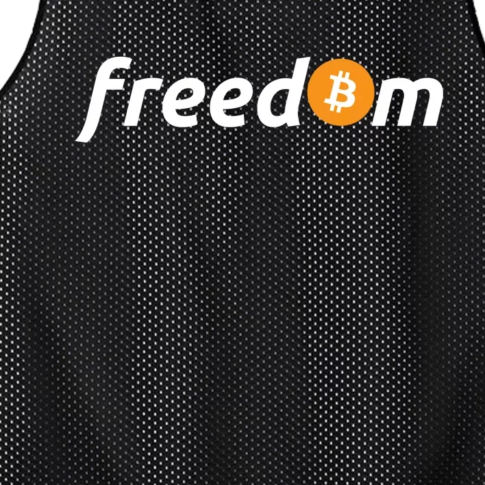 Freedom Bitcoin Crypto Mesh Reversible Basketball Jersey Tank