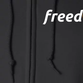 Freedom Bitcoin Crypto Full Zip Hoodie