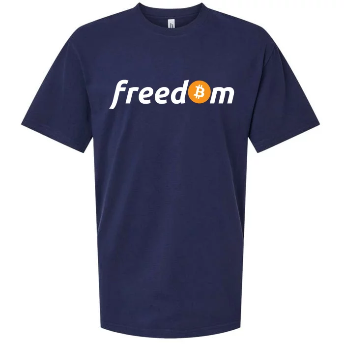 Freedom Bitcoin Crypto Sueded Cloud Jersey T-Shirt