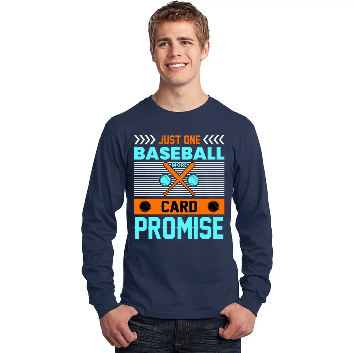 Funny Baseball Card Long Sleeve Shirt