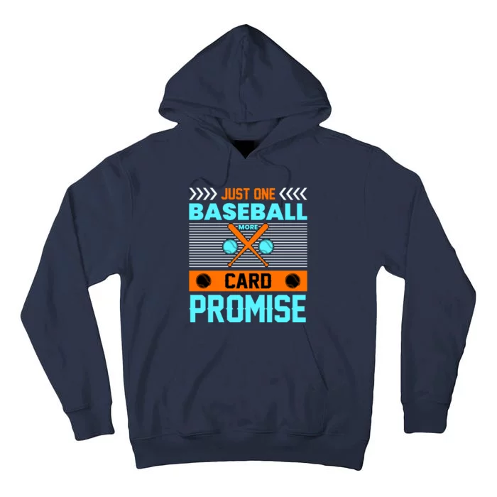 Funny Baseball Card Tall Hoodie