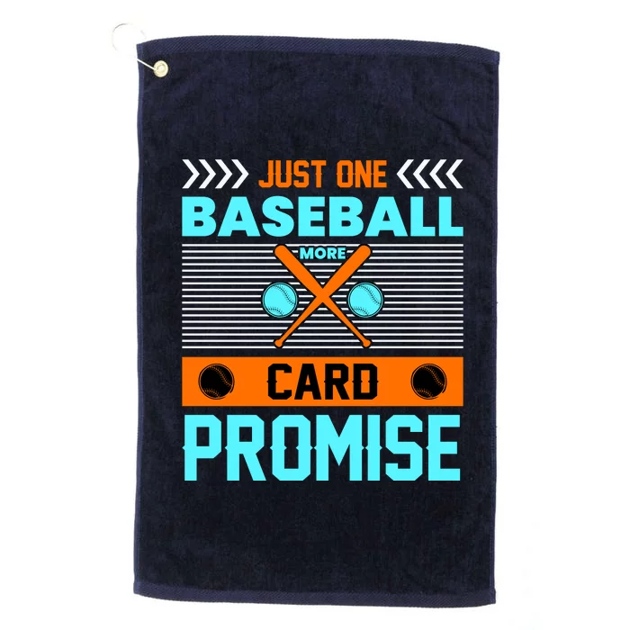 Funny Baseball Card Platinum Collection Golf Towel